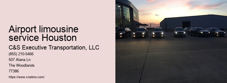 Houston airport taxi and limousine service