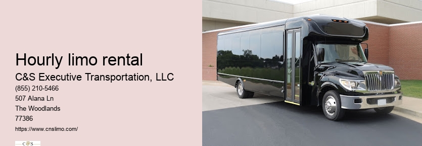 Limo rental for events