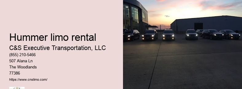 Limo rental Houston